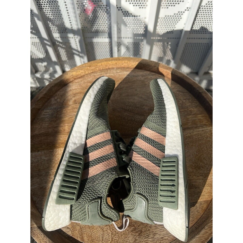 Adidas NMD R1 Women’s US Size 6 - Base Green/Rose Gold- Very Light Use